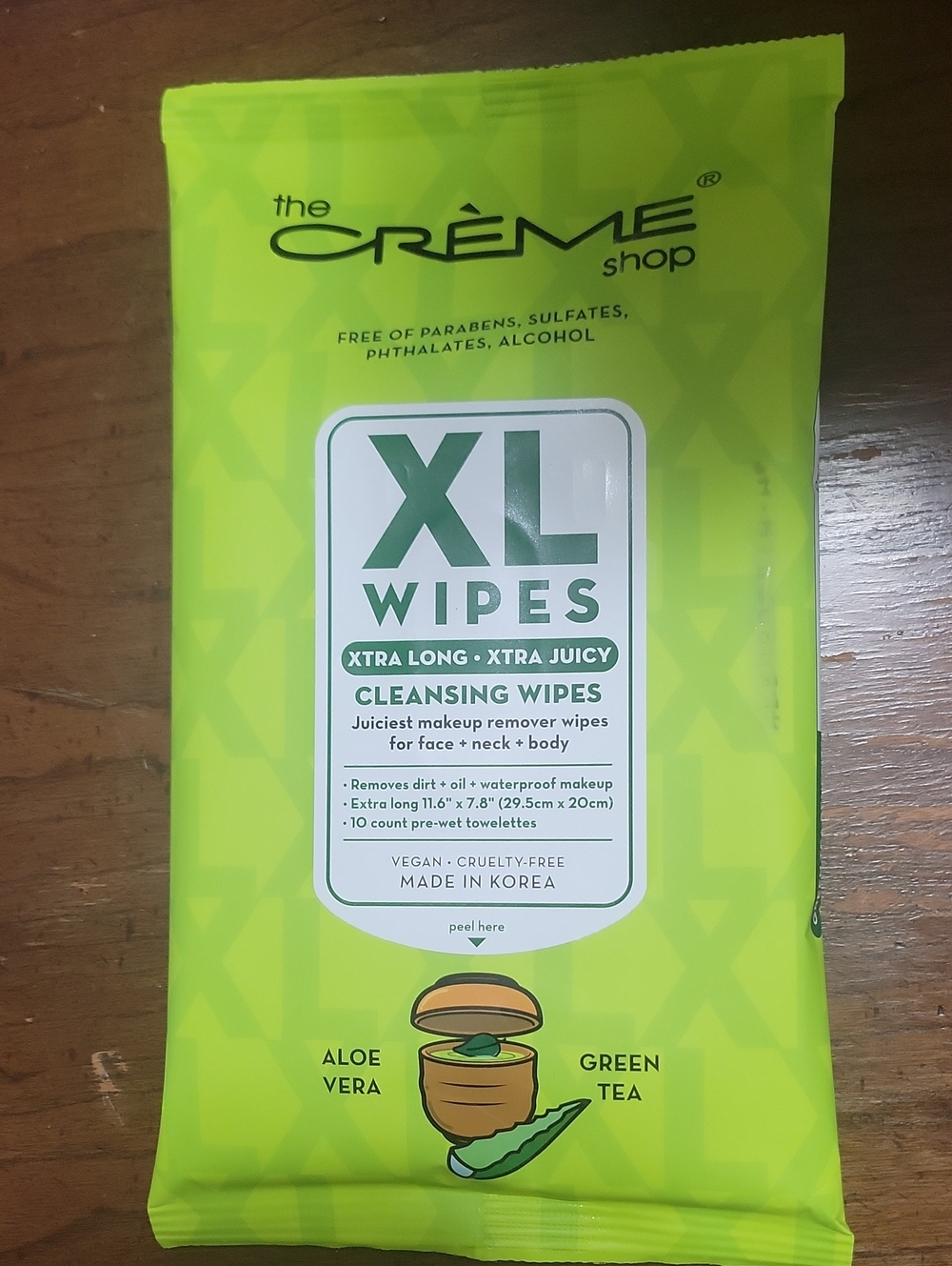 Creme shop xl makeup remover wipes